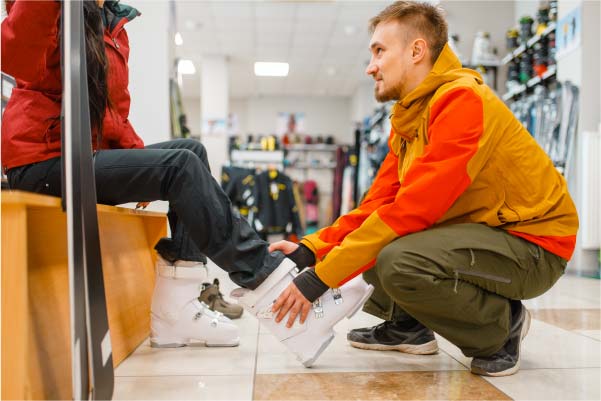 Choisir son matériel de ski dans un magasin de location