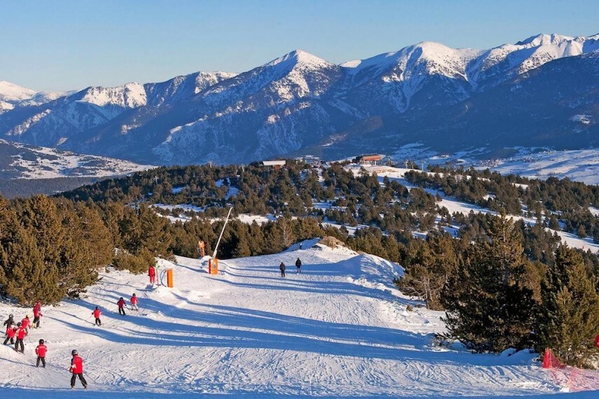 Piste de ski alpin de Font Romeu