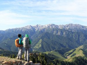 Randonnée en montagne l'été