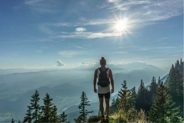 Randonnée pédestre en montagne