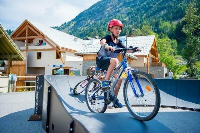 Piste de VTT pour enfant à Vaujany